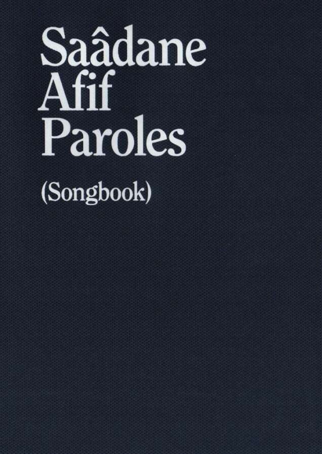 Saâdane-Afif songbook book livre bookshop librairie brussels bruxelles museum musée