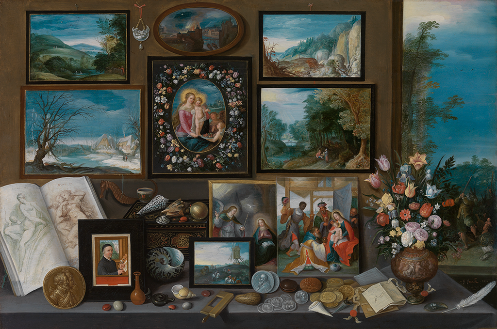 A Collectors Cabinet Frans Francken II