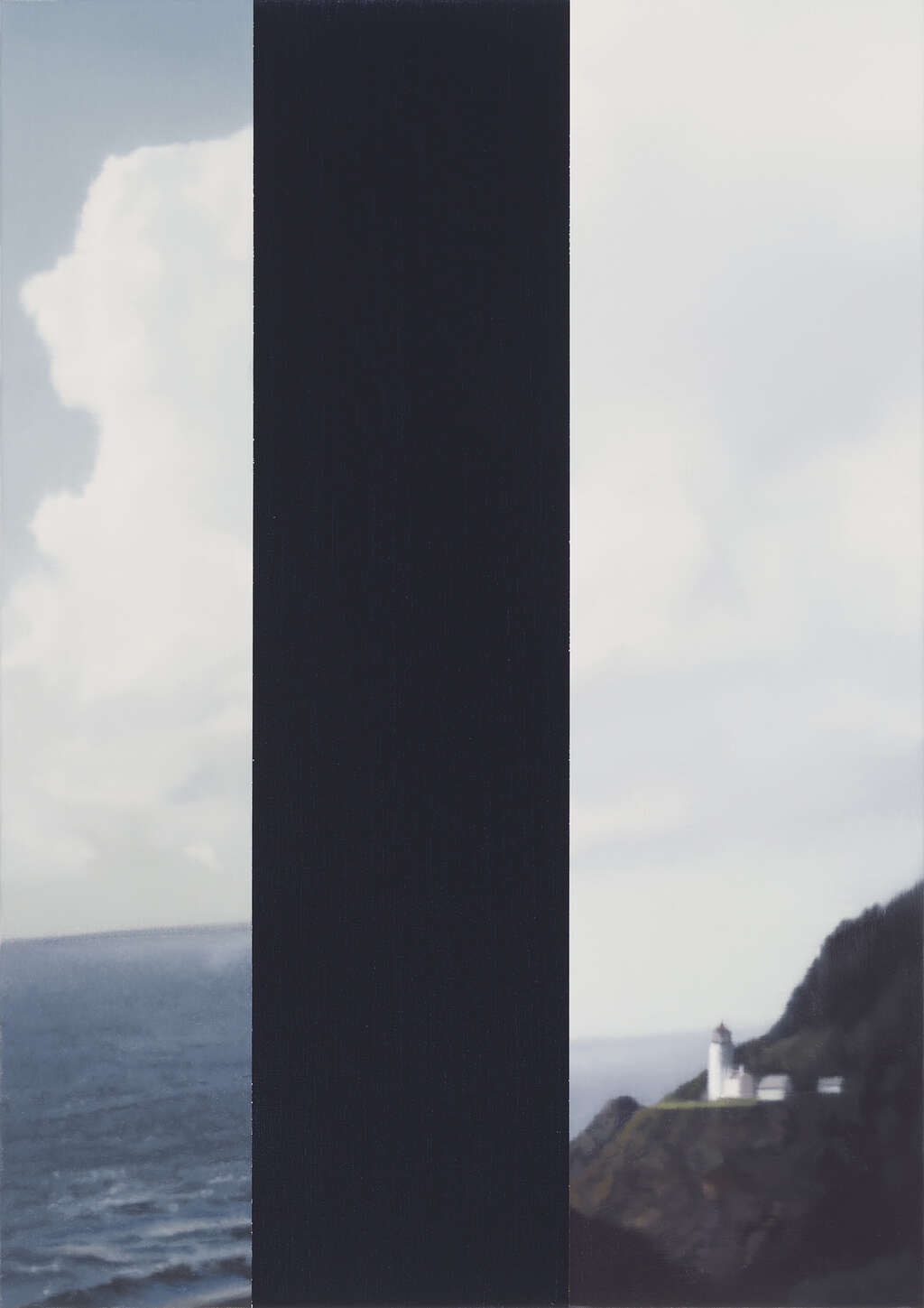 Cut Image V acrylic and oil on canvas 62x44 cm 2017