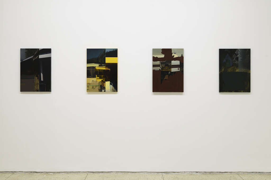 Cut Images I IV Exhibition view Tallinn Art Hall Gallery 2018