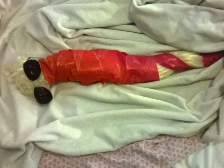 Un Bambino Abbandonato remains of the performance set by P Akhmetzyanova 2017