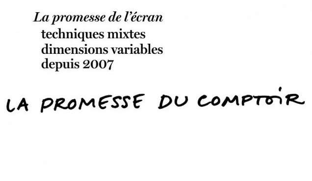 La Promesse de lécran présente La Promesse du comptoir