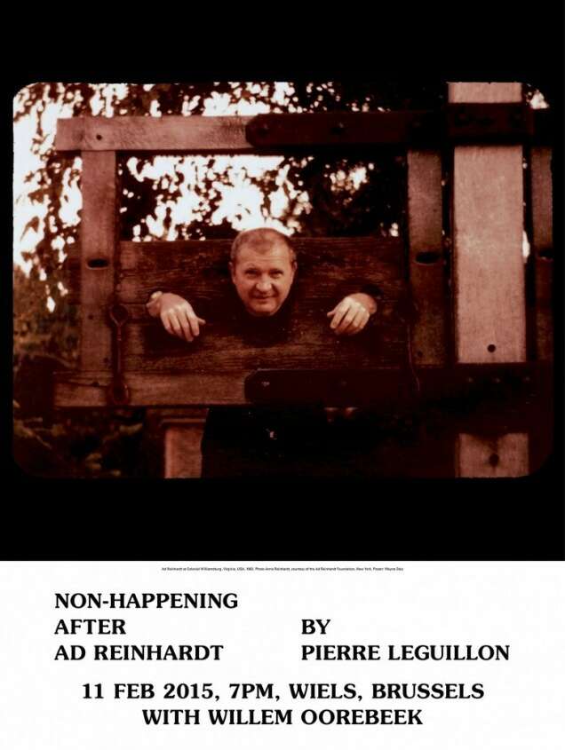 Non Happening after Ad Reinhardt avec Willem Oorebeek