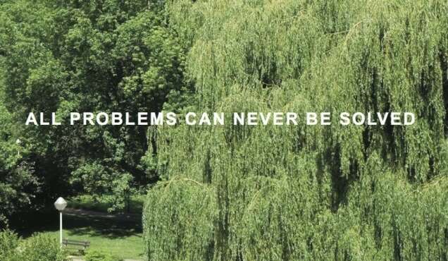Présentation du livre lectures de Jozef Wouters et Pol Matthé All Problems Can Never Be Solved