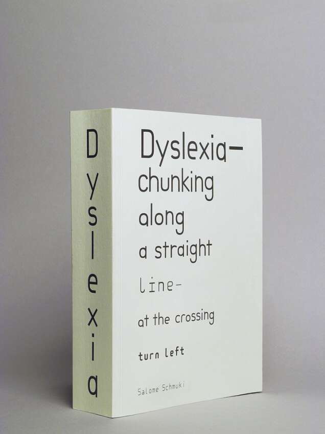 Présentation de livre Salome Schmuki Dyslexia chunking along a straight line at the crossing turn left