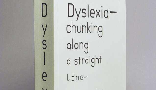Présentation de livre Salome Schmuki Dyslexia chunking along a straight line at the crossing turn left