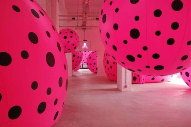 Yayoi Kusama inflatable artworks wow at MIF