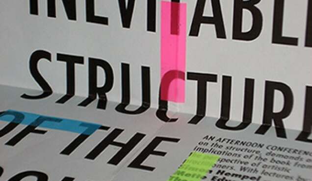 La structure inévitable du livre