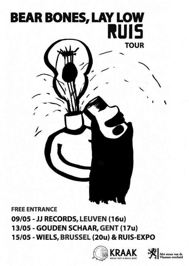 Concert Bear Bones Lay Low KRAAK Ruis EXPO