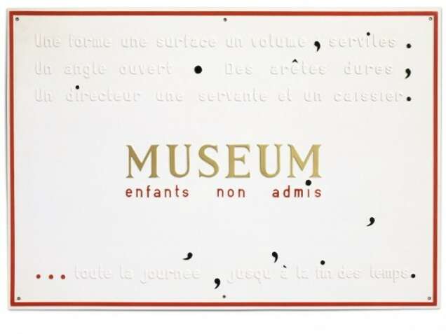 Le musée absent