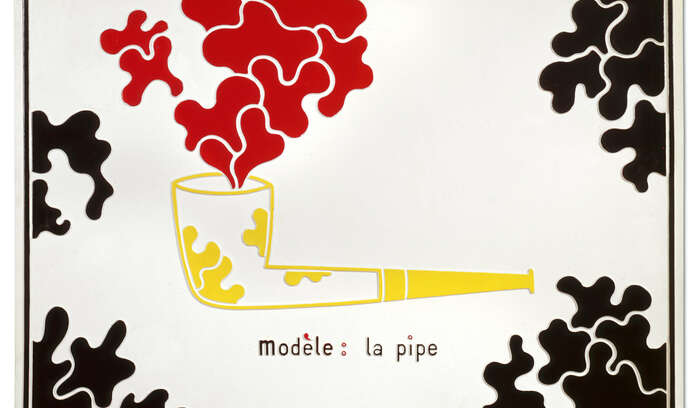 Modèle la pipe 1969 version noire rouge et jaune