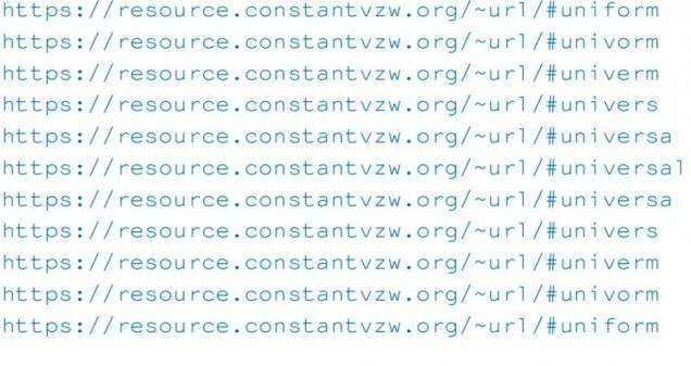 Conférence interactive Uniform Resource Locator par Constant ANG